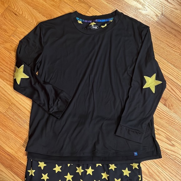 Lug Jitterbug Long Sleeve Pajama Set in Rockstar sz M NWOT - Picture 4 of 10